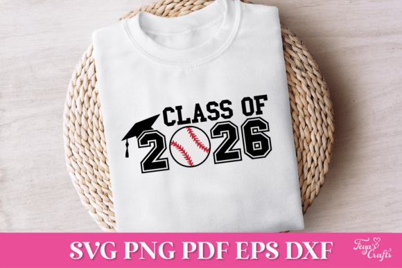 Class of 2026 Baseball SVG Quote