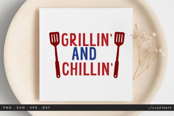 Grillin Chillin SVG Clipart Review