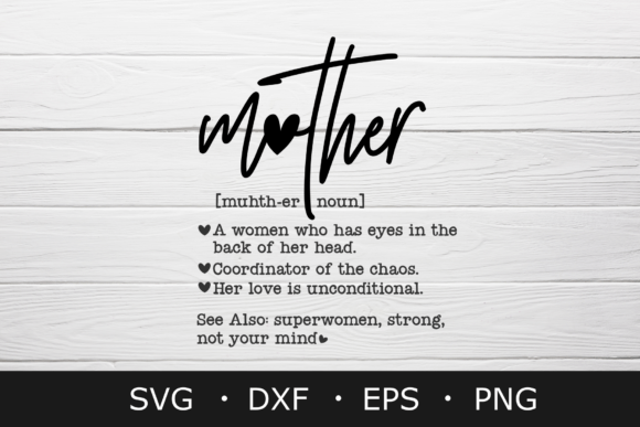 Mother Definition Svg, Mom Meaning SVG