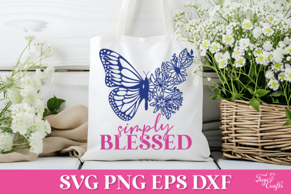 Simply Blessed SVG Quote Review