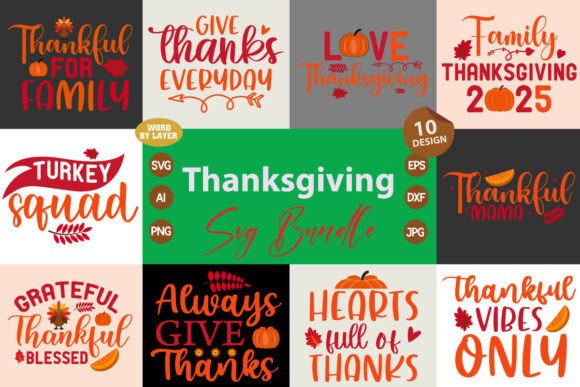 Thanksgiving SVG Bundle Vol. 2.2