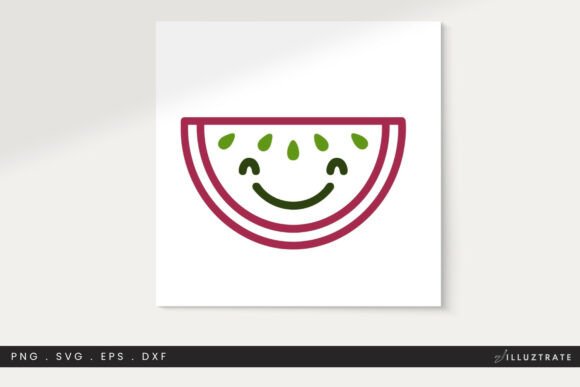 Watermelon SVG Cut File Clipart PNG
