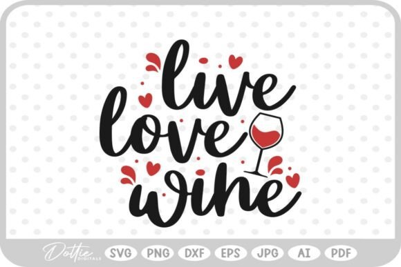 Wine Quote Drink SVG PNG DXF